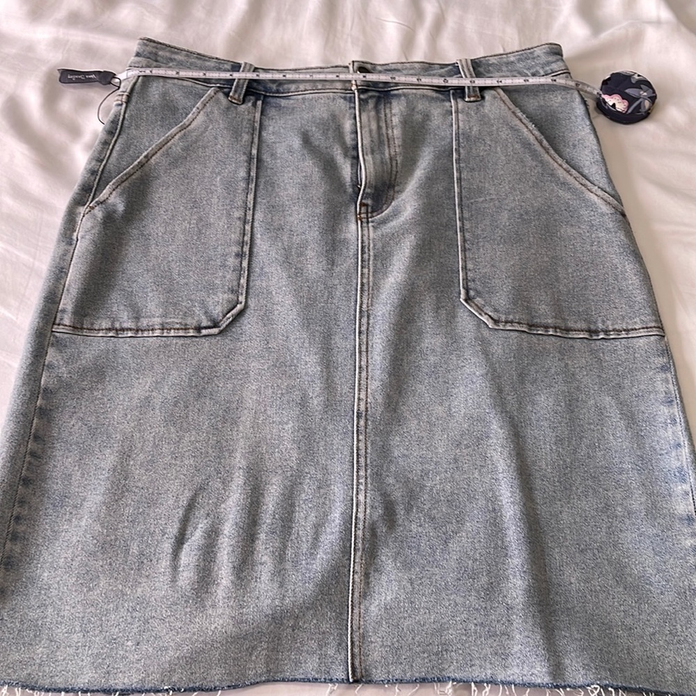 Gibson and latimer denim skirt